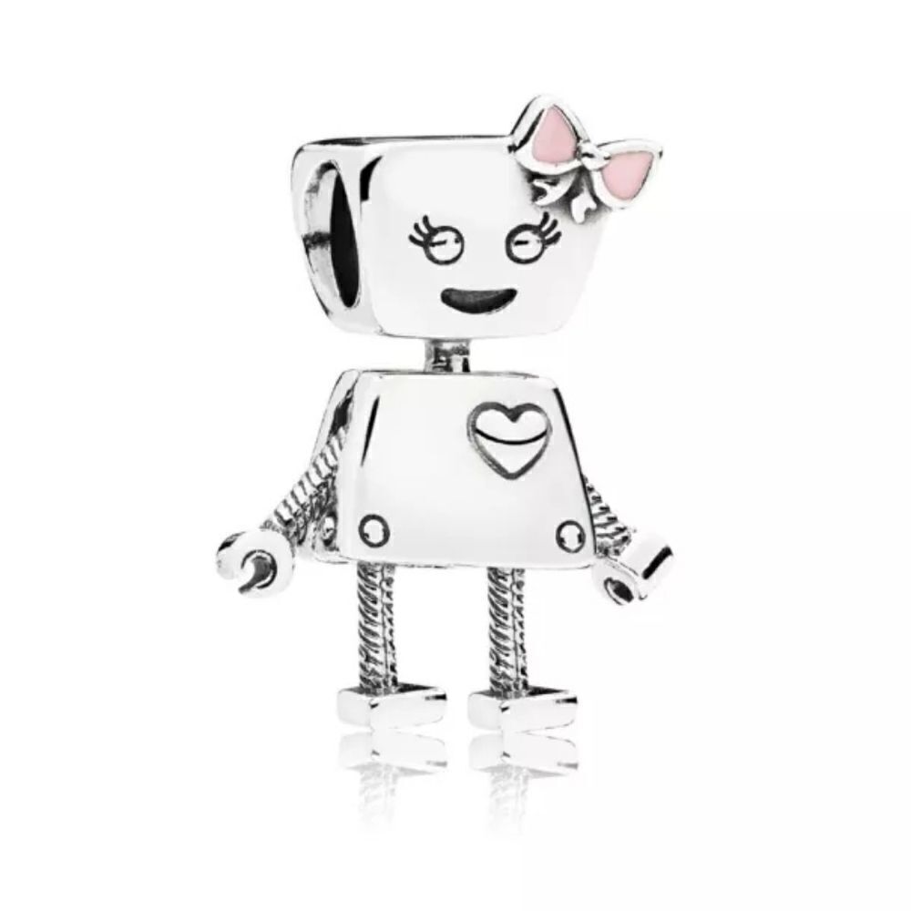 925 Sterling Silver Bella Bot Charm